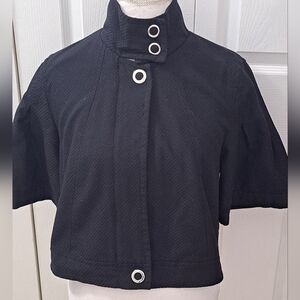apt 9 Black Cropped Jacket Size M